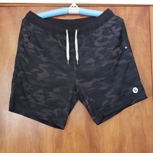 Vuori Mens Kore Short -Blck Watercolor Camo, sz:L